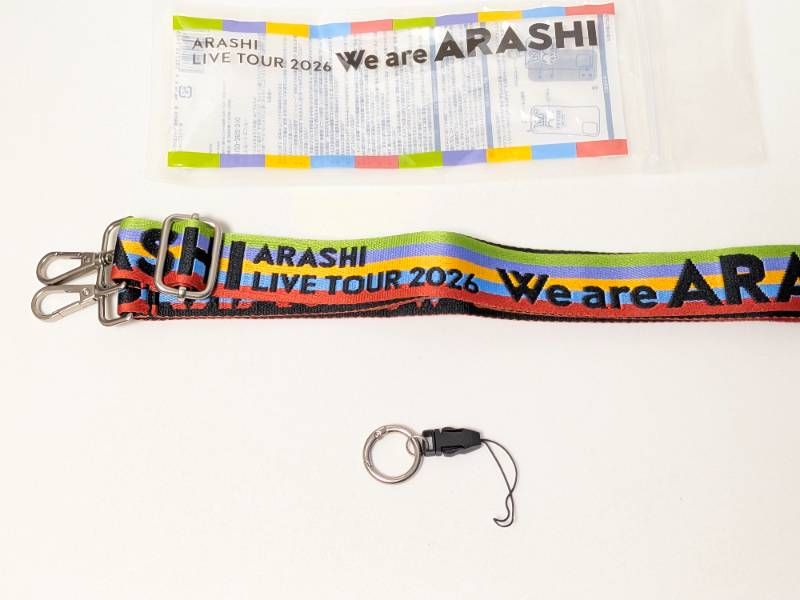 嵐 フォンタブストラップ ARASHI LIVE TOUR 2026 We are ARASHI