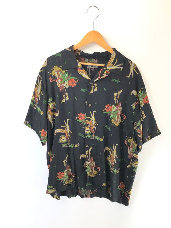 【中古品】 HYSTERIC GLAMOUR ヒステリックグラマー ISLAND DREAMS ALOHA SHIRT 02231AH07 アイランド ドリームス アロハシャツ トップス 【140-260628-rt-14-tagh】