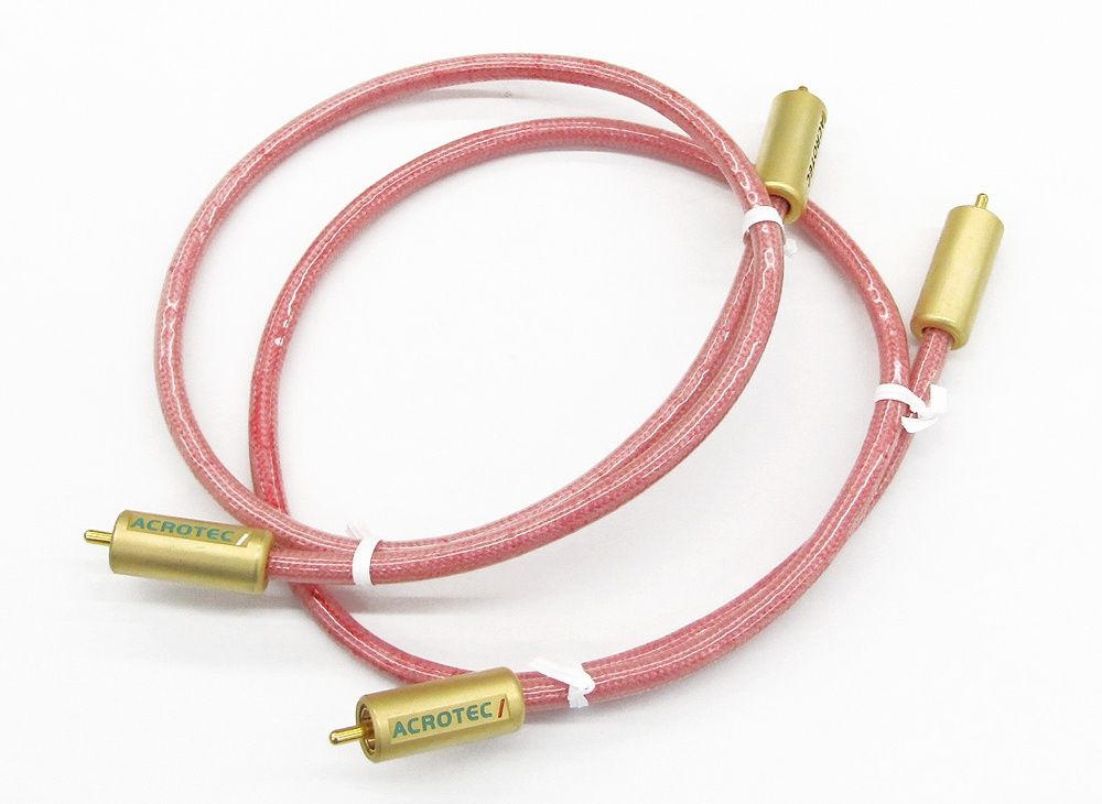 ACROTEC アクロテック 6N-A2110 RCAケーブル 2本ペア 1本あたり約64cm オーディオケーブル