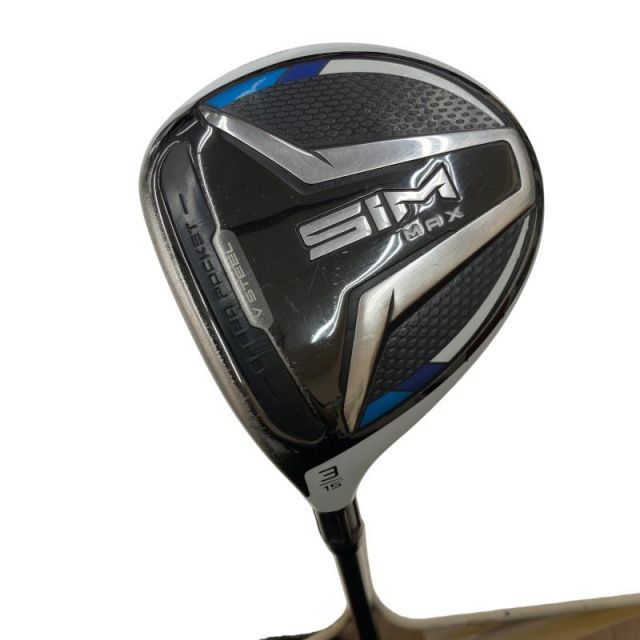 【中古】 テーラーメイド SIM MAX 3W レフティ フェアウェイウッド FW TENSEI BLUE TM50(FW) (フレックスS) メンズ 男性用 左利き レフティ 左用 Cランク ゴルフクラブ