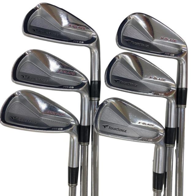 【中古】 ブリヂストン TOURSTAGE X-BLADE 709 CB 6S アイアンセット IR NS PRO 950GH ウェイトフロー (フレックスS) メンズ 男性用 右利き 右用 Cランク ゴルフクラブ