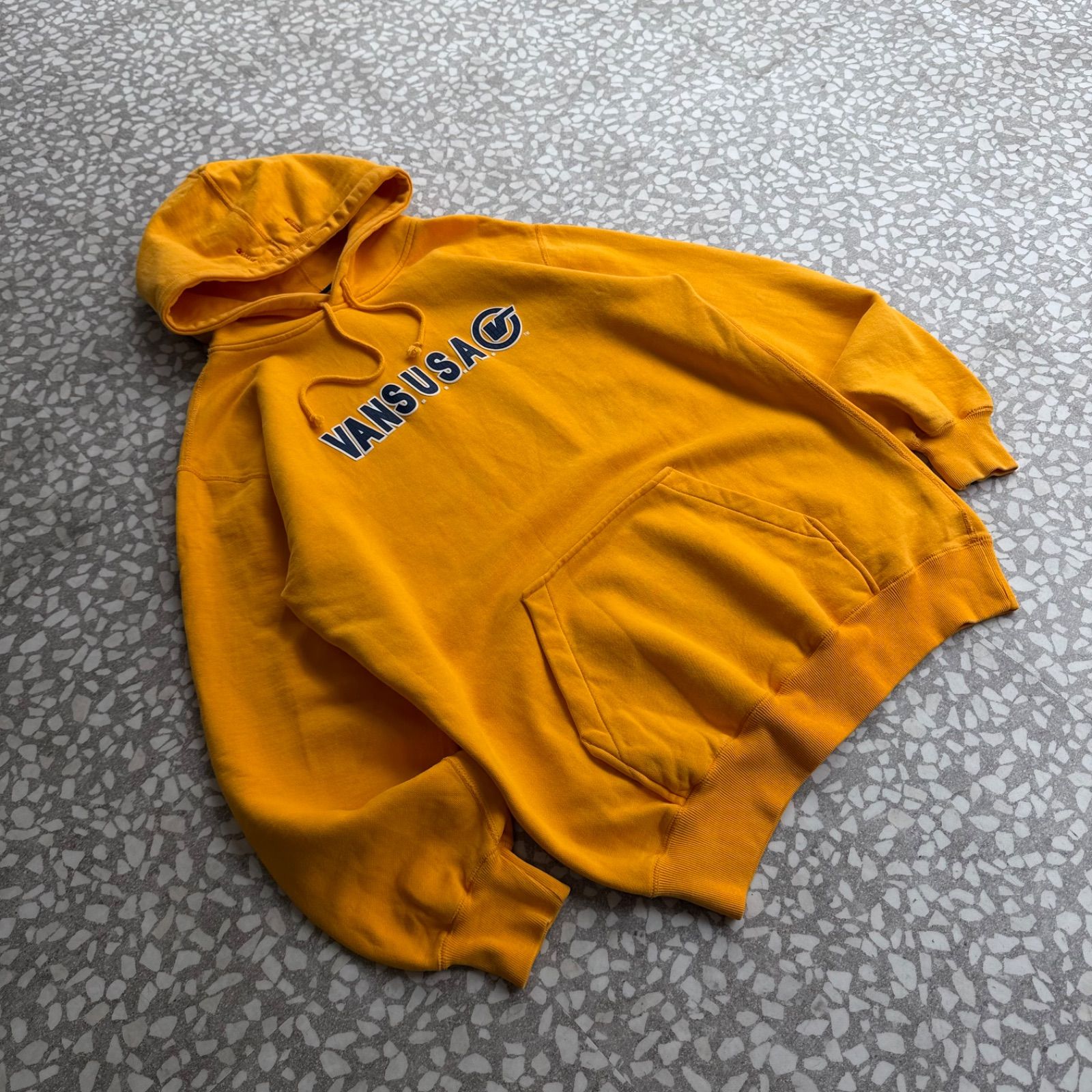 Archive アーカイブ Y2K ] VANS / 90's usa製 logo hoodie size L