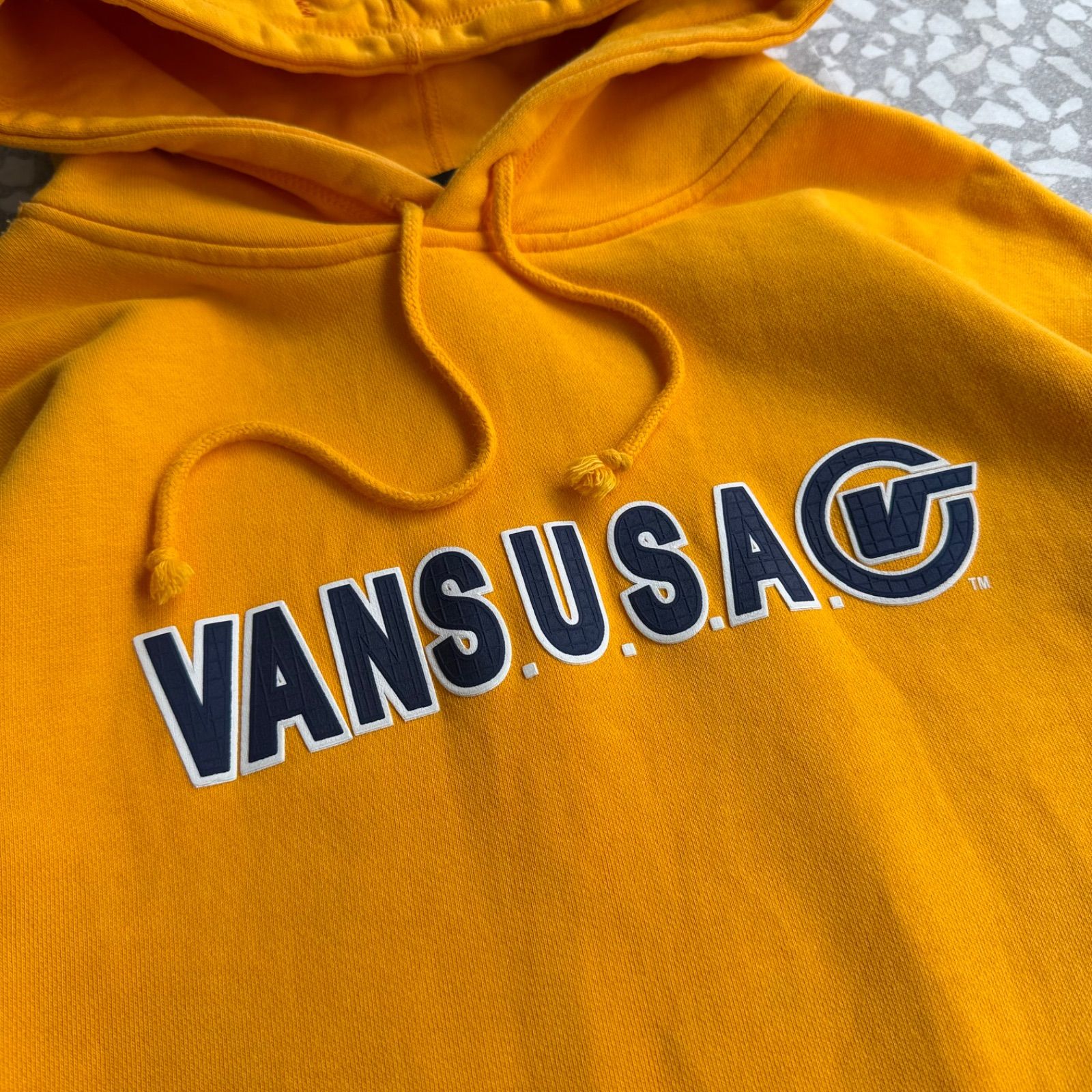 Archive アーカイブ Y2K ] VANS / 90's usa製 logo hoodie size L