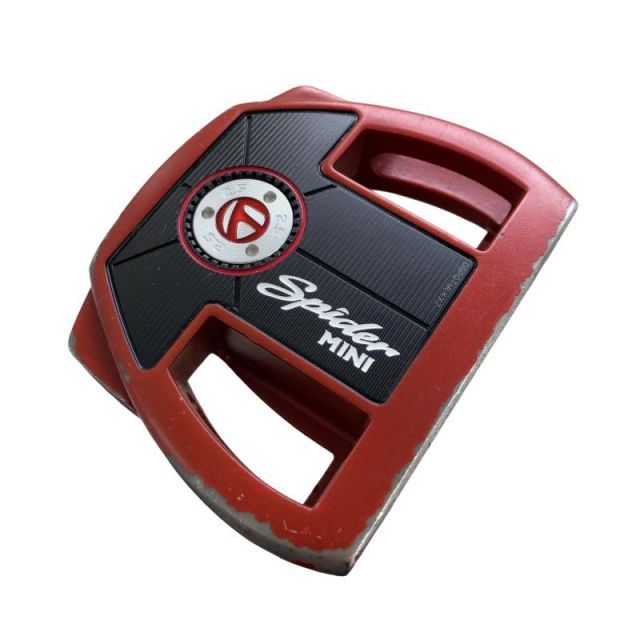 【中古】 テーラーメイド Spider MINI TOUR RED 34インチ パター PT スチール (フレックスその他) メンズ 男性用 右利き 右用 Dランク ゴルフクラブ