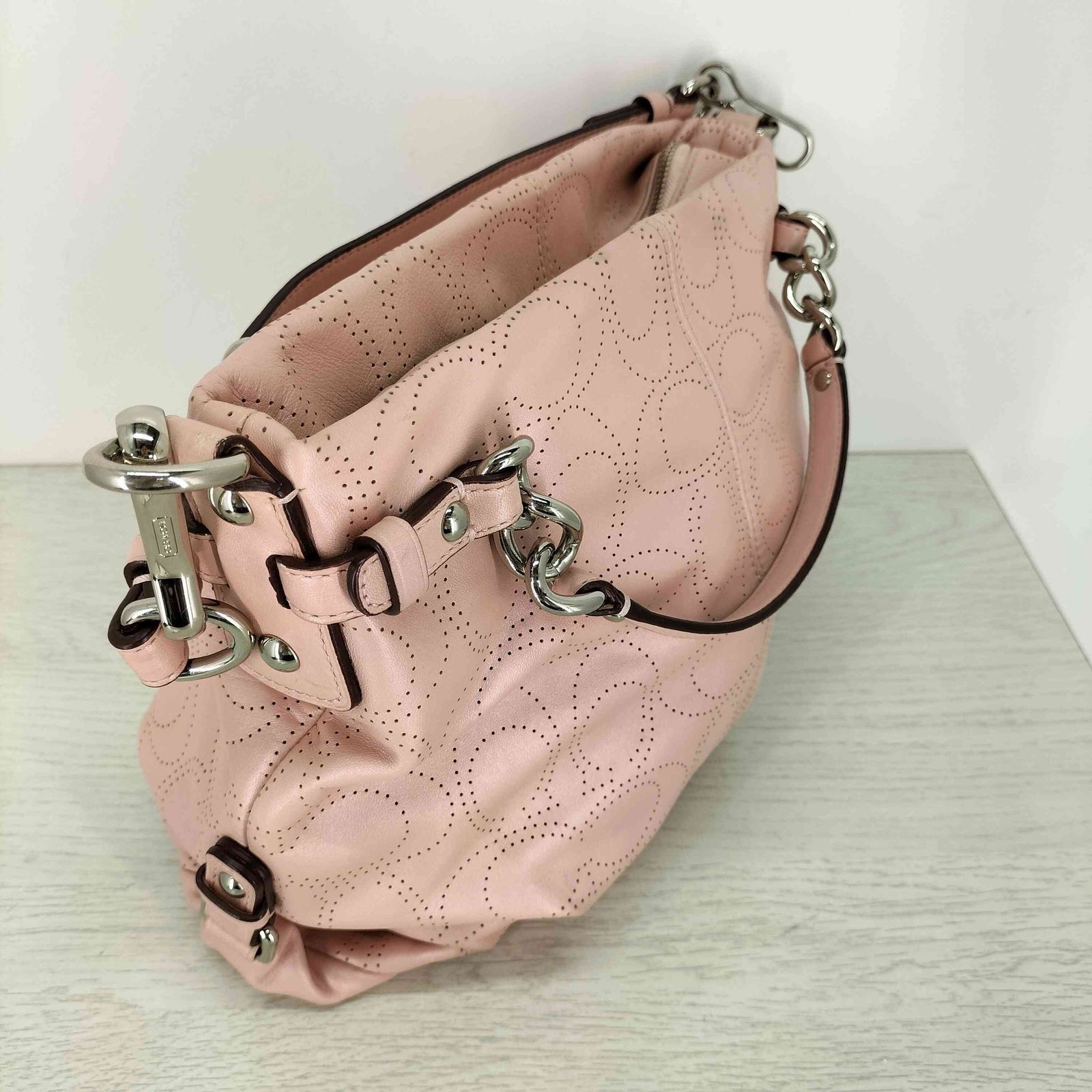 コーチ COACH パンチング シグネチャー 2wayショルダーバッグ
