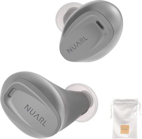 【VGP 2025金賞】NUARL N6 Lite 完全 ワイヤレスイヤホン ノイズキャンセリング マルチポイント 最大32時間再生 Bluetooth 低遅延 IPX4防水 ゲーミングモード 外音取り込み マイク付き 日本ブランド (グレー 6a1c411e