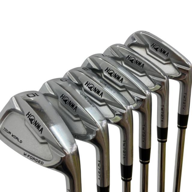 【中古】 本間ゴルフ TOUR WORLD TW737V 6S アイアンセット IR 純正特注シャフト (フレックスR) メンズ 男性用 右利き 右用 Cランク ゴルフクラブ