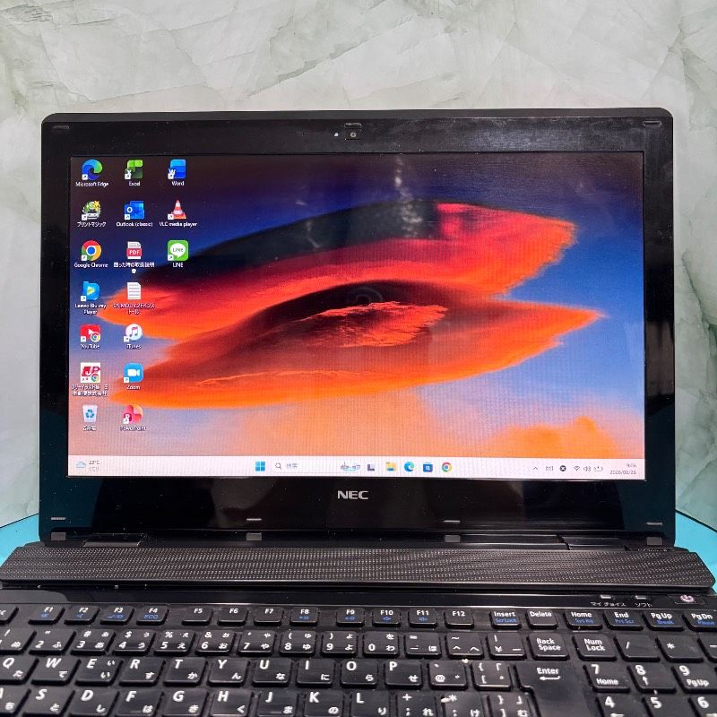 テレワーク対応 LAVIE Core i7 SSD240GB メモリ8GB Win11 Webカメラ Bluetooth Office付