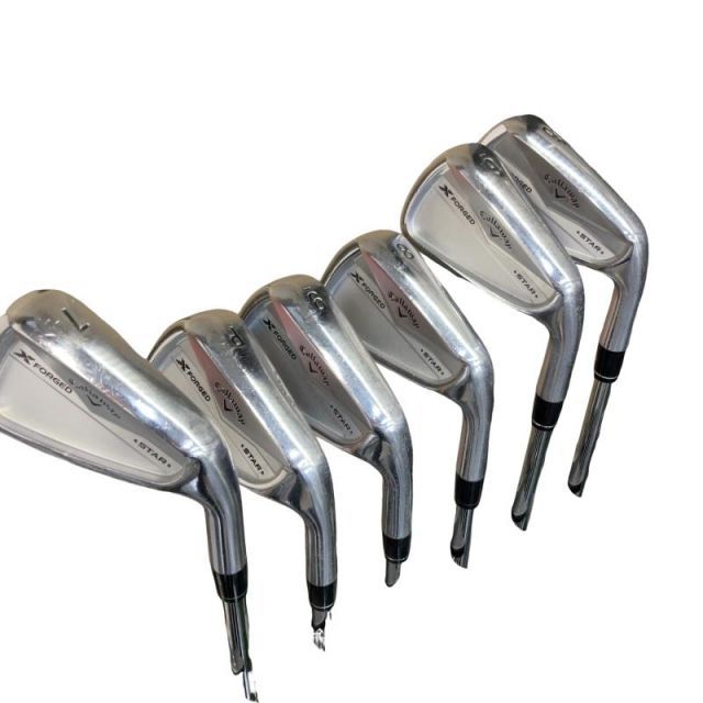 【中古】 キャロウェイ X FORGED STAR(2024) 6S アイアンセット IR NS PRO MODUS3 TOUR105 (フレックスS) メンズ 男性用 右利き 右用 Cランク ゴルフクラブ