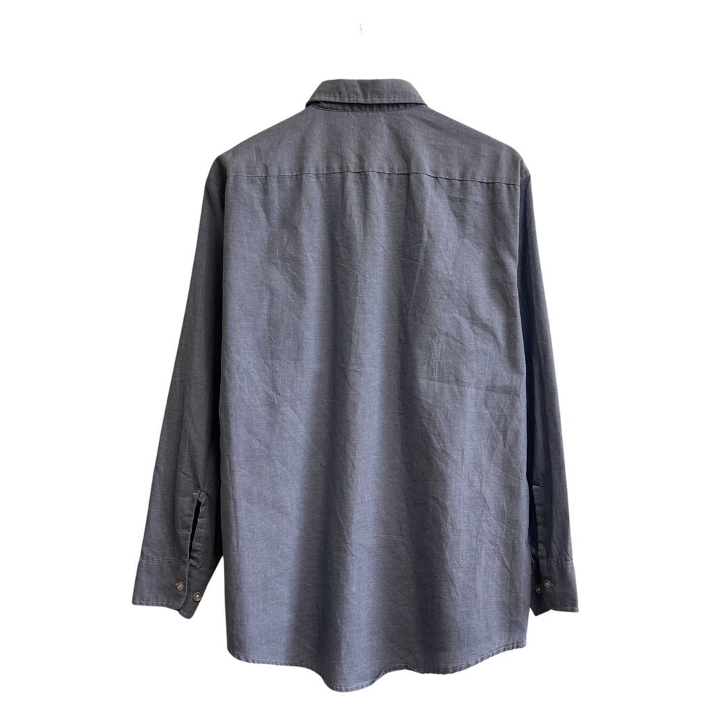 80s~ USA製 Field master フィールドマスター Sears シャンブレーシャツ デニムシャツ ダンガリーシャツ 青 ブルー SIZE L NO.T766 80s~ USA製 Field master フィールドマスター Sears シャンブレーシャツ デニムシャツ ダンガリーシャツ 青 ブルー SIZE L NO.T766