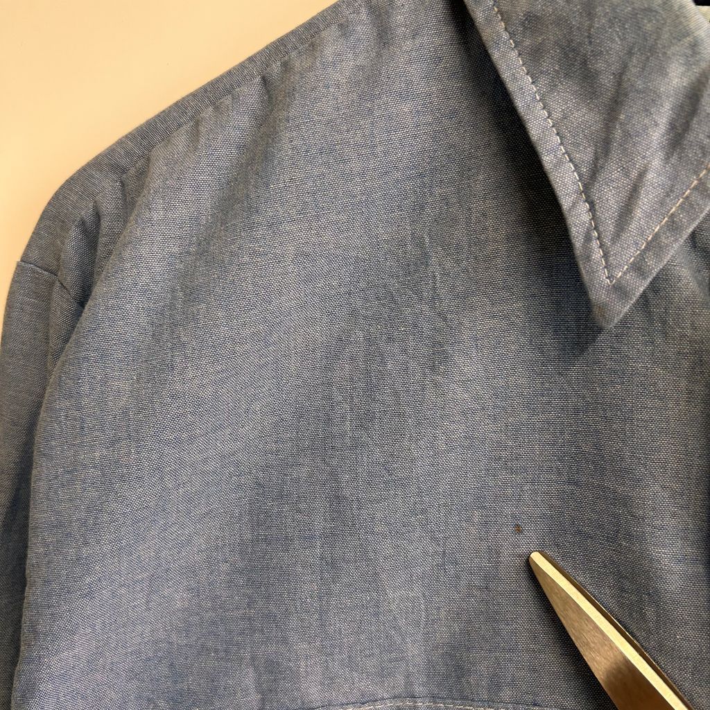 80s~ USA製 Field master フィールドマスター Sears シャンブレーシャツ デニムシャツ ダンガリーシャツ 青 ブルー SIZE L NO.T766 80s~ USA製 Field master フィールドマスター Sears シャンブレーシャツ デニムシャツ ダンガリーシャツ 青 ブルー SIZE L NO.T766
