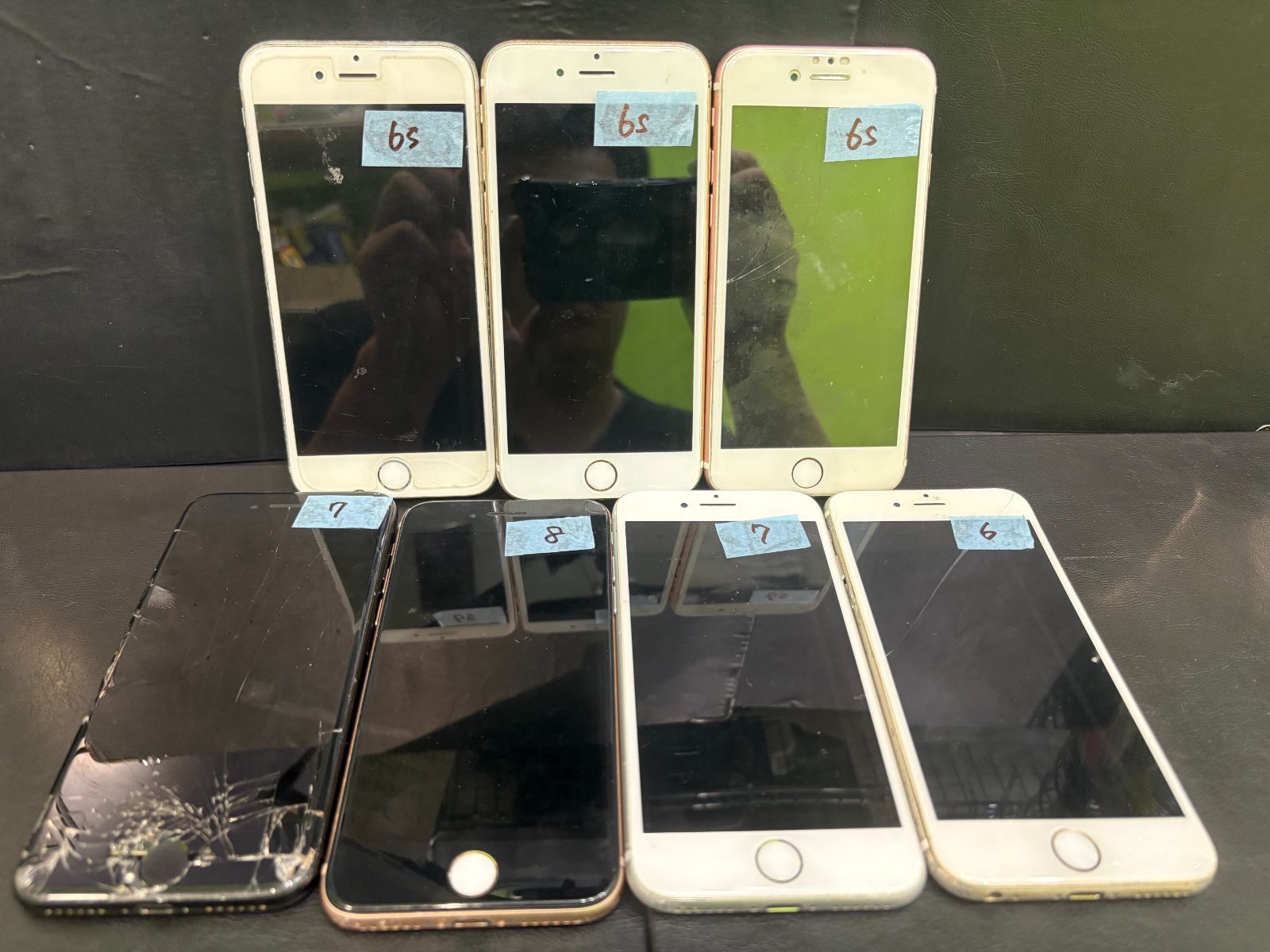 iPhone6～8 ジャンク7台まとめ売り 電源入らず - メルカリ