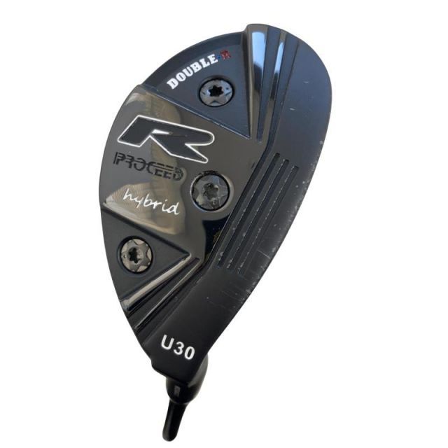 【中古】 ジャスティック PROCEED DOUBLE-R HYBRID UT 30° ユーティリティ UT HYBRID SYSTEM 60 (フレックスS) メンズ 男性用 右利き 右用 Cランク ゴルフクラブ