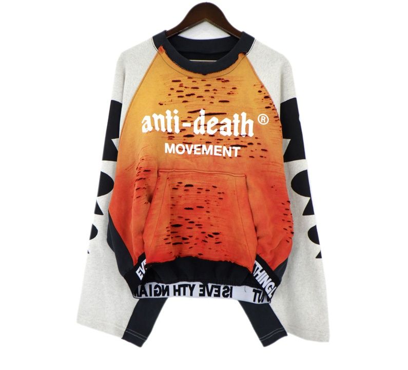 リヴィントン ロイ レビス RIVINGTON ROI REBIS 【 AMOR ROSE CREW NECK AMOR CN49 】レイヤード アモール スウェット トレーナー 51255