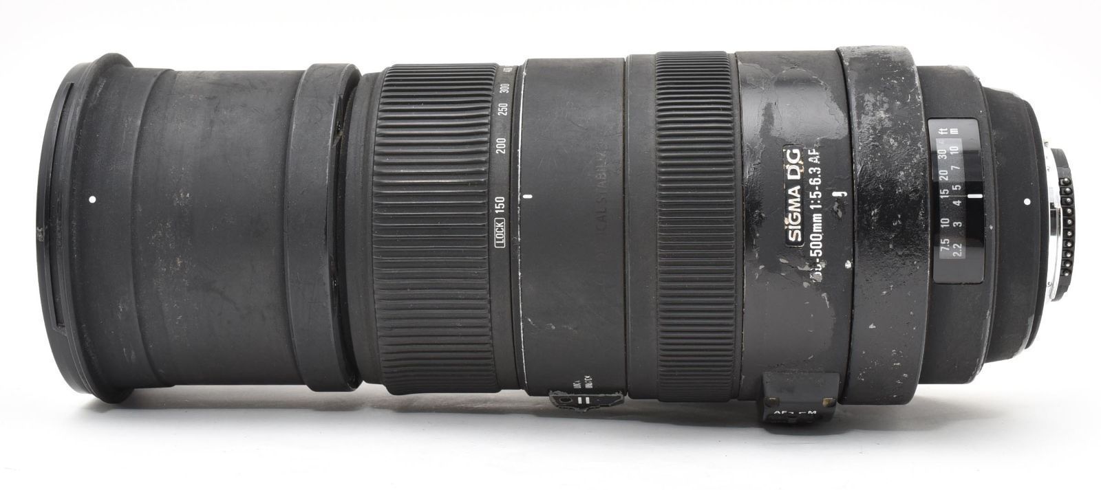 F12[7897]32 シグマ SIGMA 150-500mm F5-6.3 DG OS HSM APO ニコン Nikon Fマウント用｜詳細画像