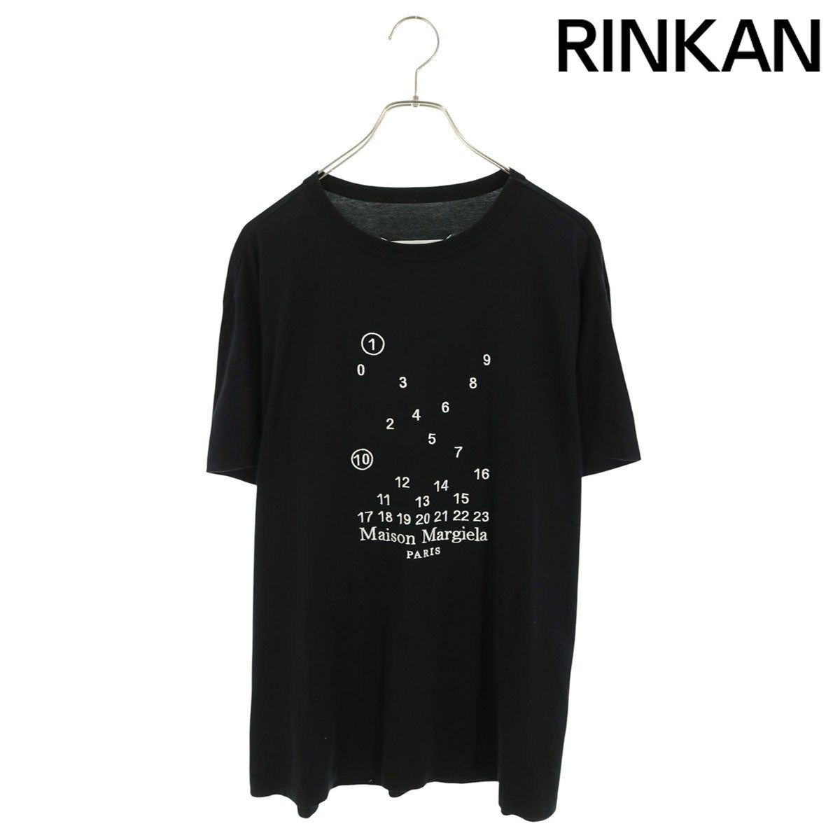 メゾンマルジェラ S50GC0684 S22816 ロゴ刺繍Tシャツ メンズ L