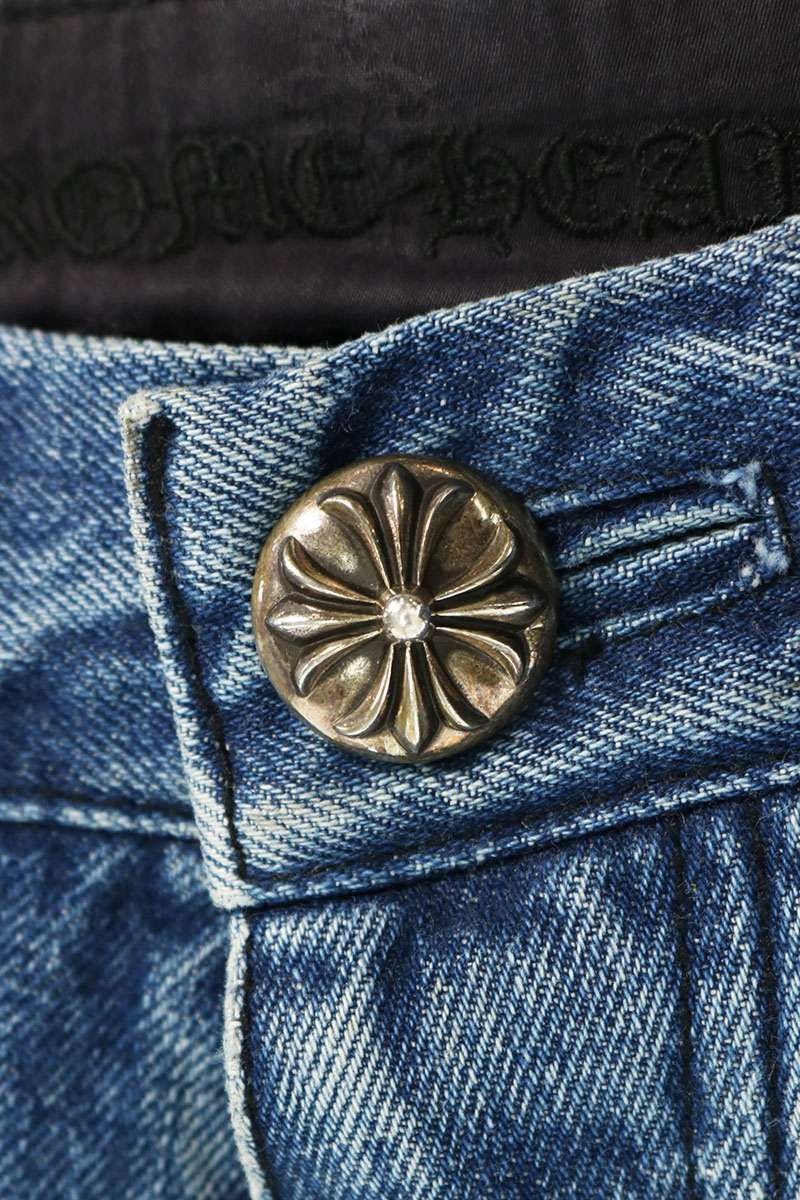 クロムハーツ DENIM CARPENTER SHORTS デニムカーペンターハーフパンツ メンズ 32インチ