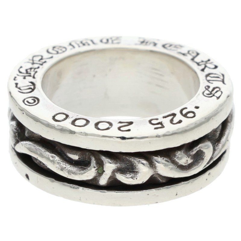 クロムハーツ RING SPINNER SCROLL/スピナースクロール シルバーリング