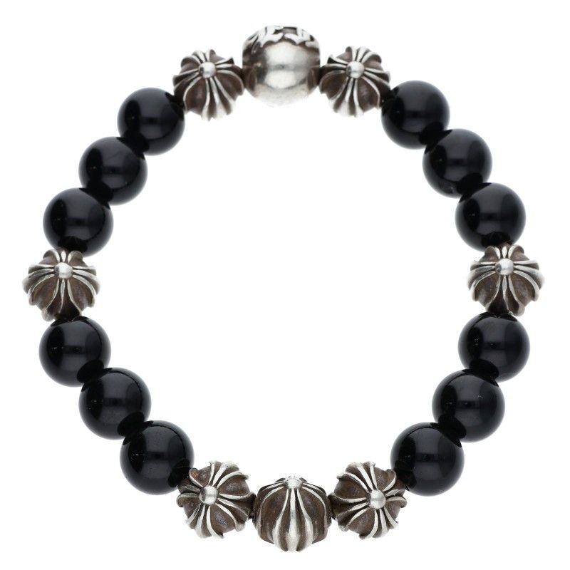 クロムハーツ 10mm BEAD/10mmビーズブレス BEAD8 10mmブラック