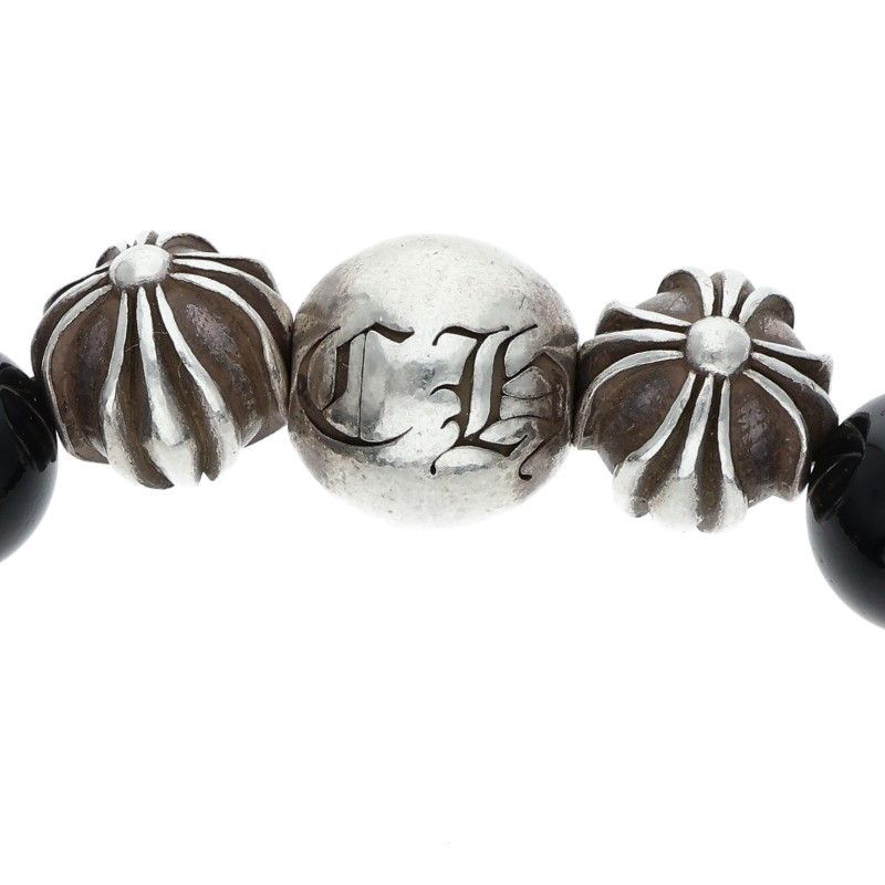 クロムハーツ 10mm BEAD/10mmビーズブレス BEAD8 10mmブラック