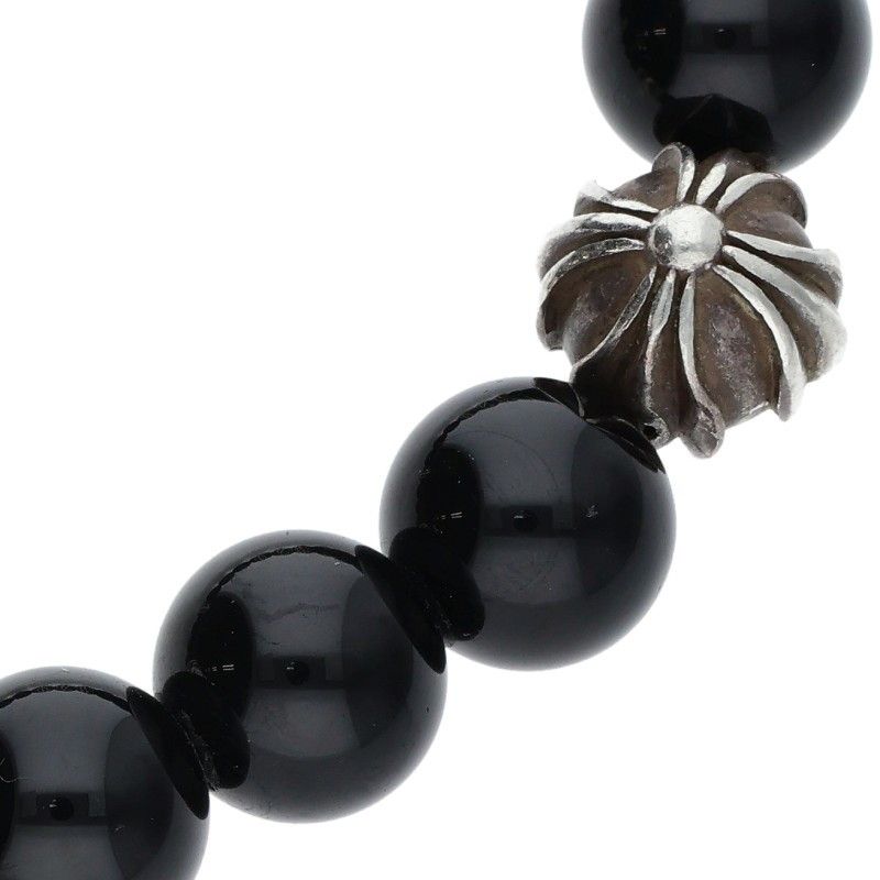 クロムハーツ 10mm BEAD/10mmビーズブレス BEAD8 10mmブラック