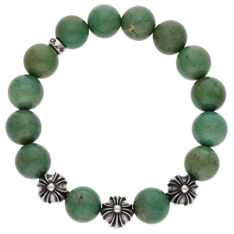 クロムハーツ 12mm BEAD/12mmビーズブレス BEAD12mmターコイズビーズ