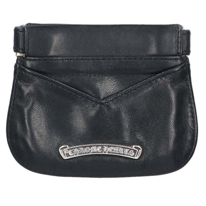クロムハーツ COIN PURSE クロスパッチ付きレザーコインケース メンズ クロムハーツ COIN PURSE クロスパッチ付きレザーコインケース メンズ