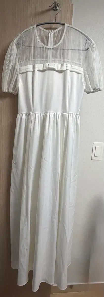 GANNI シアー リボン LINE ドレス M