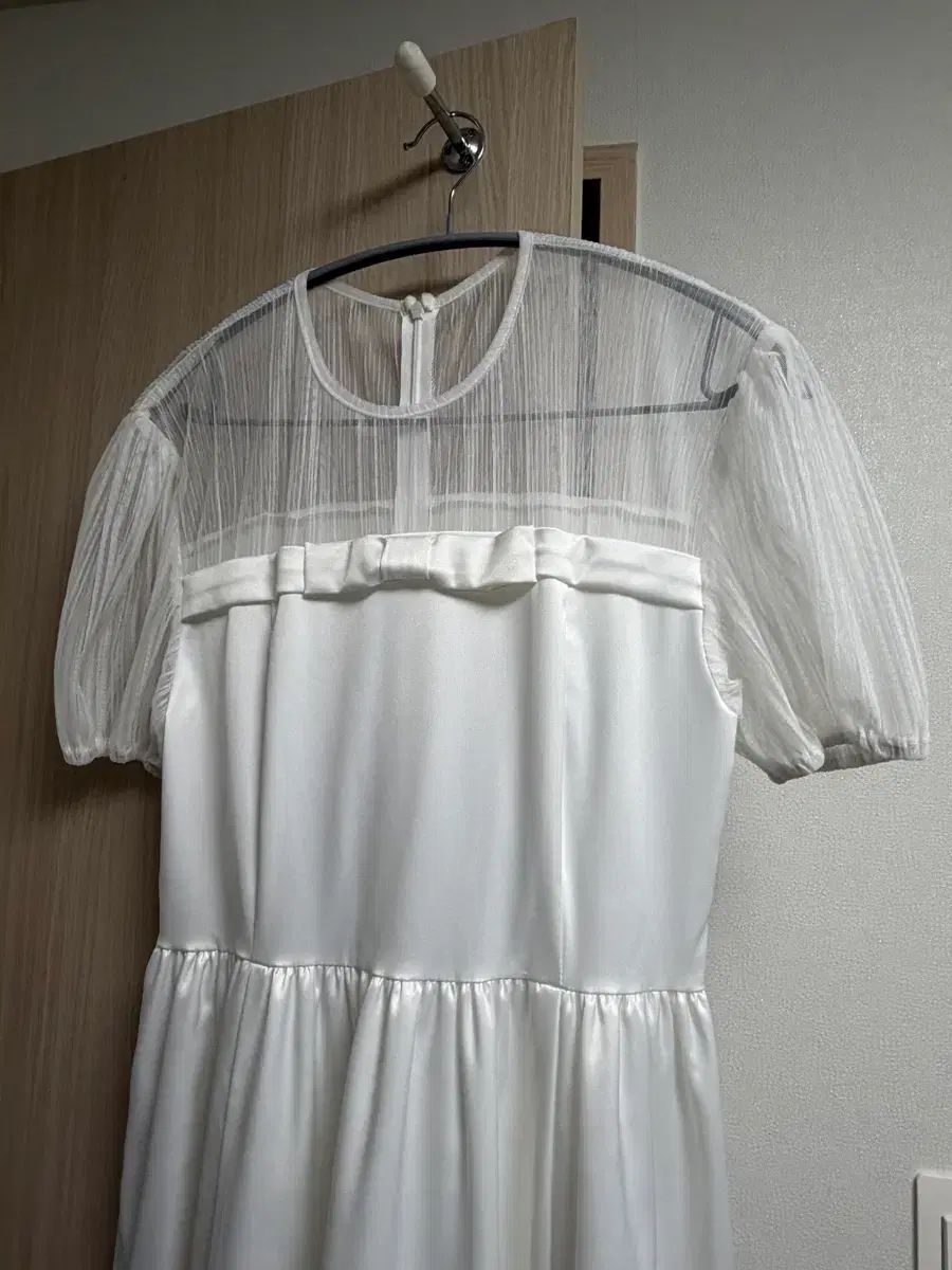 GANNI シアー リボン LINE ドレス M GANNI シアー リボン LINE ドレス M