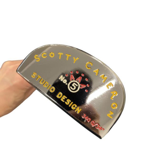 【中古】 タイトリスト SCOTTY CAMERON STUDIO DESIGN 5(2003) 34インチ パター PT スチール (フレックスその他) メンズ 男性用 右利き 右用 Bランク ゴルフクラブ