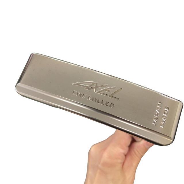 【中古】 つるや AXEL ZERO 34インチ(スタンダードブレード) パター PT スチール (フレックスその他) メンズ 男性用 右利き 右用 Aランク ゴルフクラブ