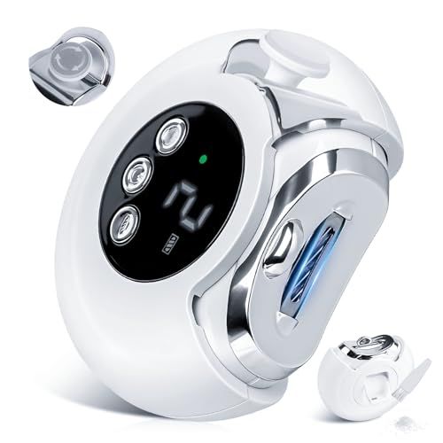 【新品】【家電批評ベストバイ受賞＆厚爪対応】YAMOOCO 電動爪切り 爪磨き機 3 段階変速 飛び散り防止 LED ライト搭載 低騒音 長時間駆動 Type-C 充電 回転収納 高齢者 家庭・旅行兼用（ピュアホワイト） 54ece6ad