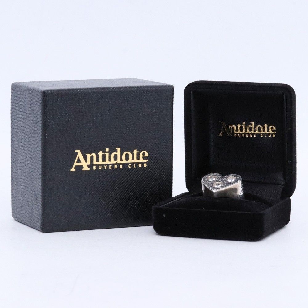 8.5号 ANTIDOTE BUYERS CLUB Engraved Heart Ring 950 シルバー - メルカリ