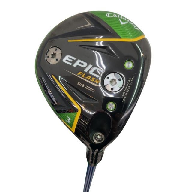 【中古】 キャロウェイ EPIC FLASH SUBZERO 3W フェアウェイウッド FW Speeder EVOLUTION V FW 60 (フレックスS) メンズ 男性用 右利き 右用 Cランク ゴルフクラブ