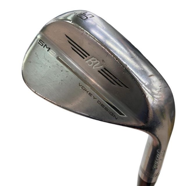【中古】 タイトリスト VOKEY SPIN MILLED SM9 ツアークロム 50°/08°F ウェッジ WG NS PRO 950GH neo (フレックスS) メンズ 男性用 右利き 右用 Cランク ゴルフクラブ