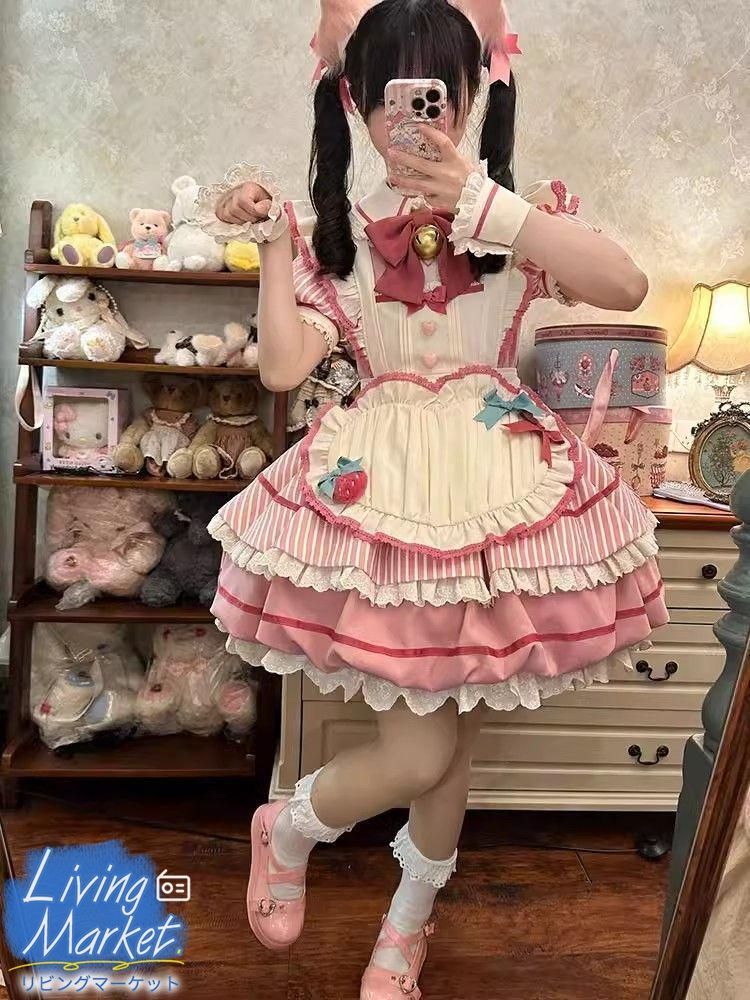 豪華姫系 lolita 可愛 レトロ風 オリジナル jsk ロリータ ワンピース 美しい刺繍 ワンピース ゴスロリ風 キャラクター衣装 学園祭用 文化祭用 舞台演出用 日常着 プレゼント用 レディース用CS628P150