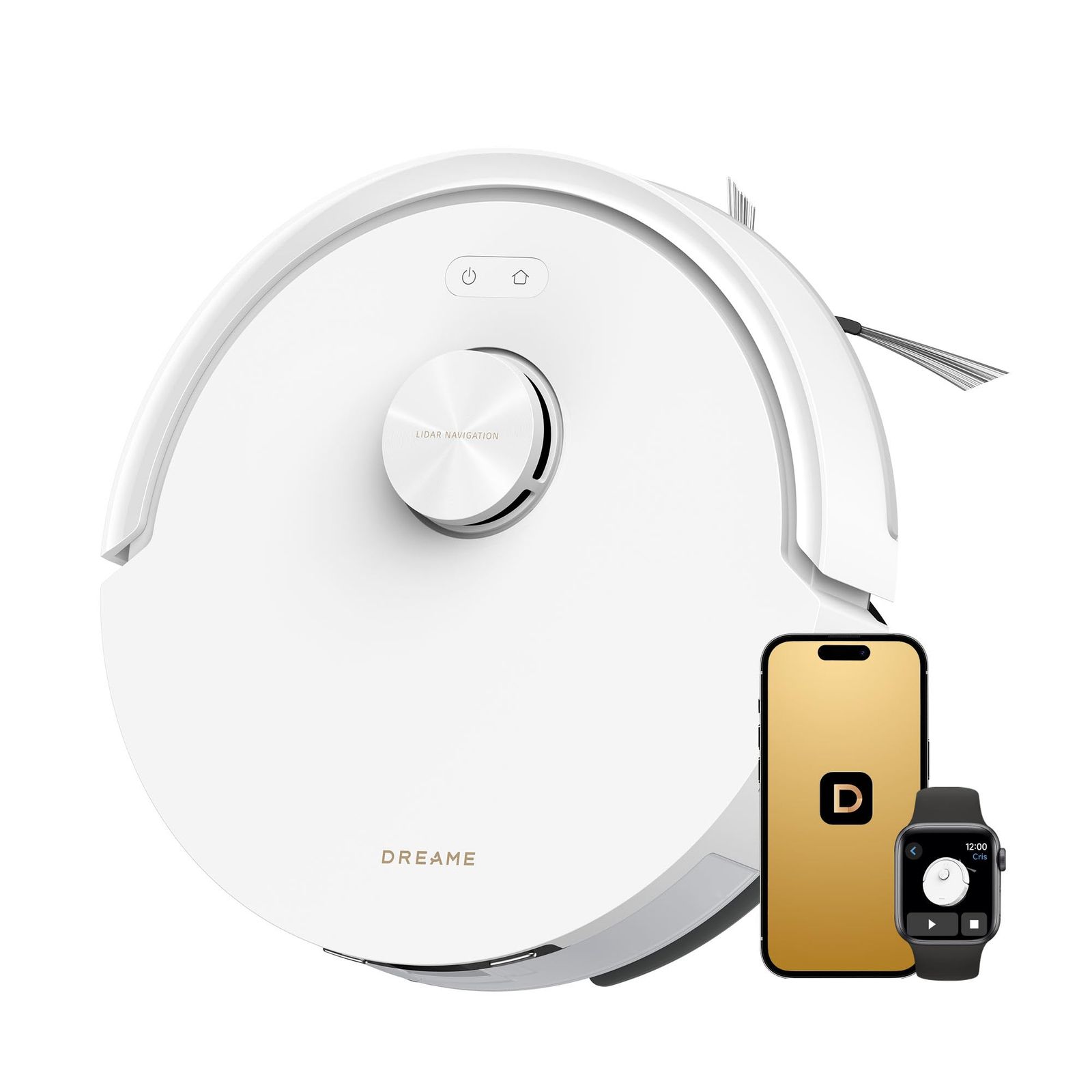 dreame(ドリーミー) F20ロボット掃除機 20,000 Paの吸引力 2-in-1 吸引・水拭き両用 二重構造の絡まり防止機能 カーペットクリーニング機能 壁際から部屋の隅までしっかり掃除 スマートナヒ ゲーション機能 Wi-Fi対応 音声コントロｍａ