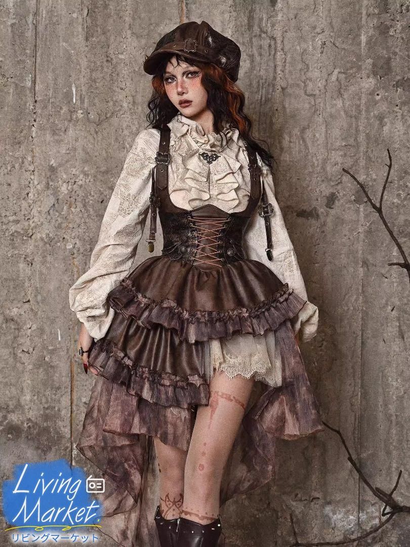 豪華姫系 lolita 可愛 レトロ風 オリジナル 洋服 ロリータ ワンピース 美しい刺繍 ワンピース ゴスロリ風 キャラクター衣装 学園祭用 文化祭用 舞台演出用 日常着 プレゼント用 レディース用CS628P127