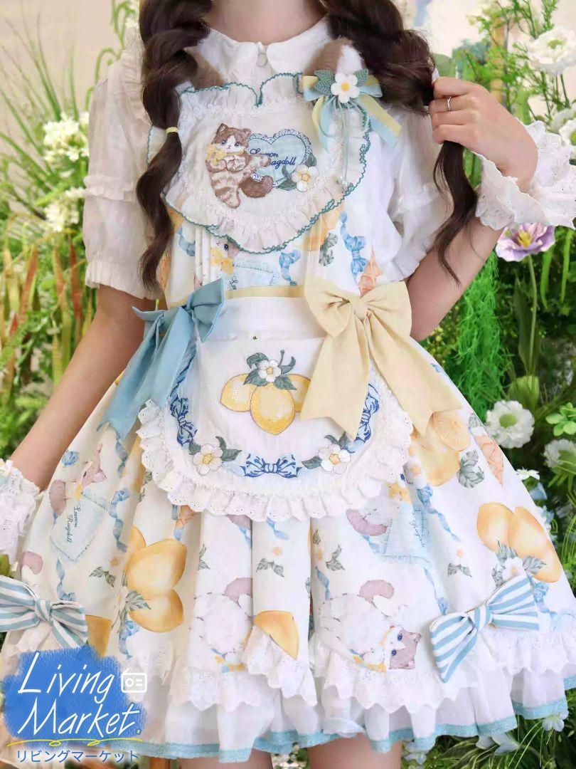 豪華姫系 lolita 可愛 レトロ風 オリジナル 洋服 ロリータ ワンピース 美しい刺繍 ワンピース ゴスロリ風 キャラクター衣装 学園祭用 文化祭用 舞台演出用 日常着 プレゼント用 レディース用CS628P094
