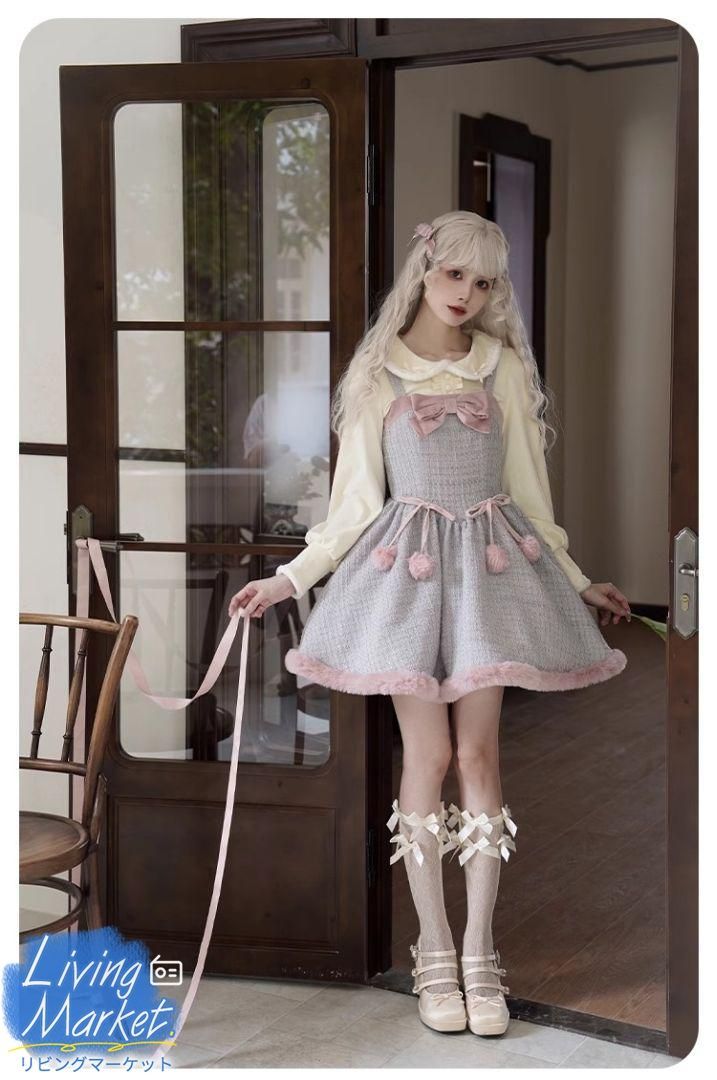豪華姫系 lolita 可愛 レトロ風 オリジナル jsk ロリータ ワンピース 美しい刺繍 ワンピース ゴスロリ風 キャラクター衣装 学園祭用 文化祭用 舞台演出用 日常着 プレゼント用 レディース用CS628P155