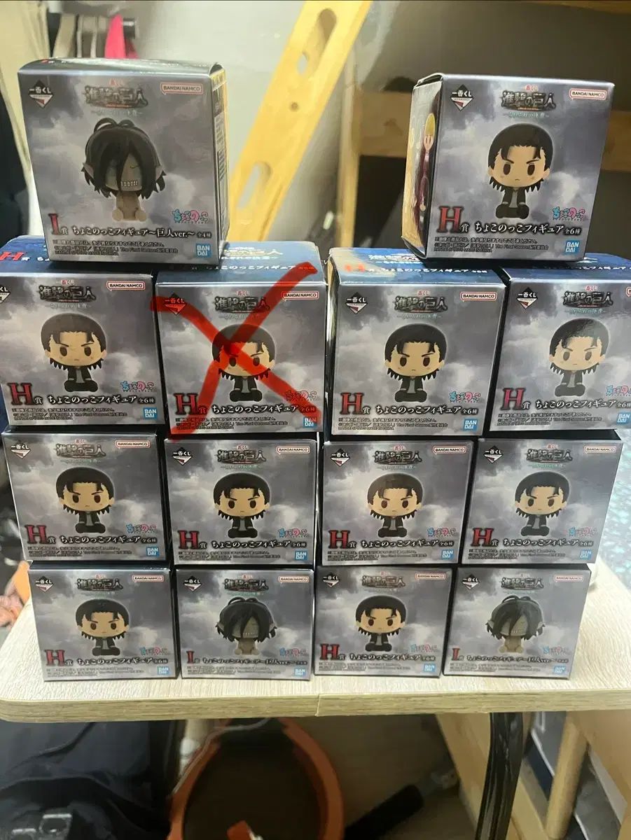 進撃の巨人 ちょこまかフィギュア H I版 まとめ売り