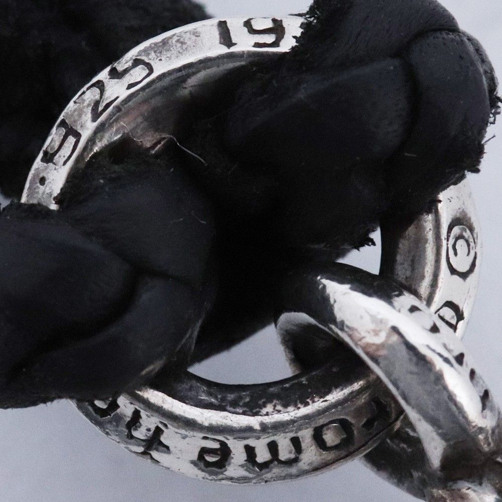 CHROME HEARTS オールド ローラースクロール レザーブレード ブラック