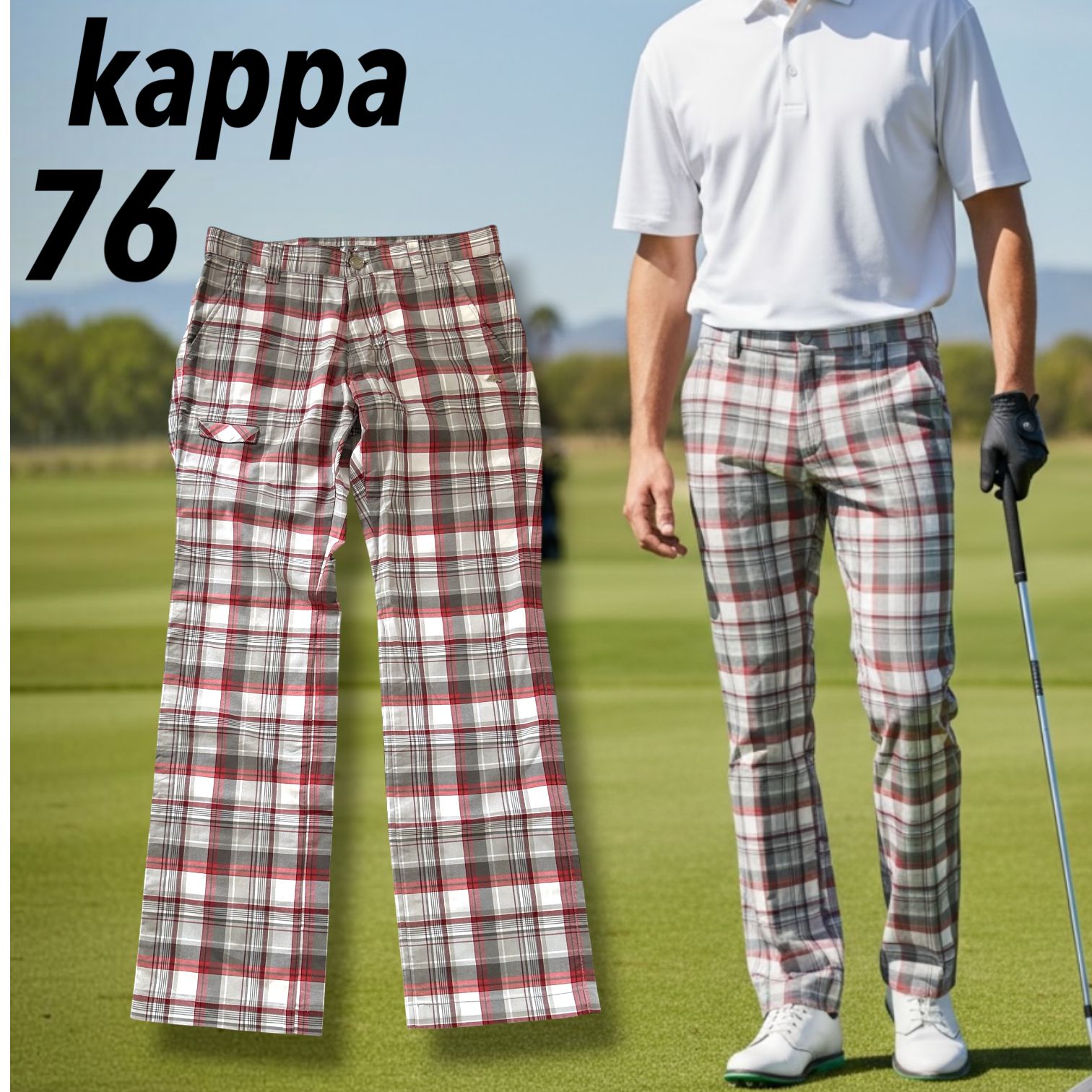 kappa カッパ メンズ ゴルフパンツ 76 ウェア ストレッチ KG412PA03 春