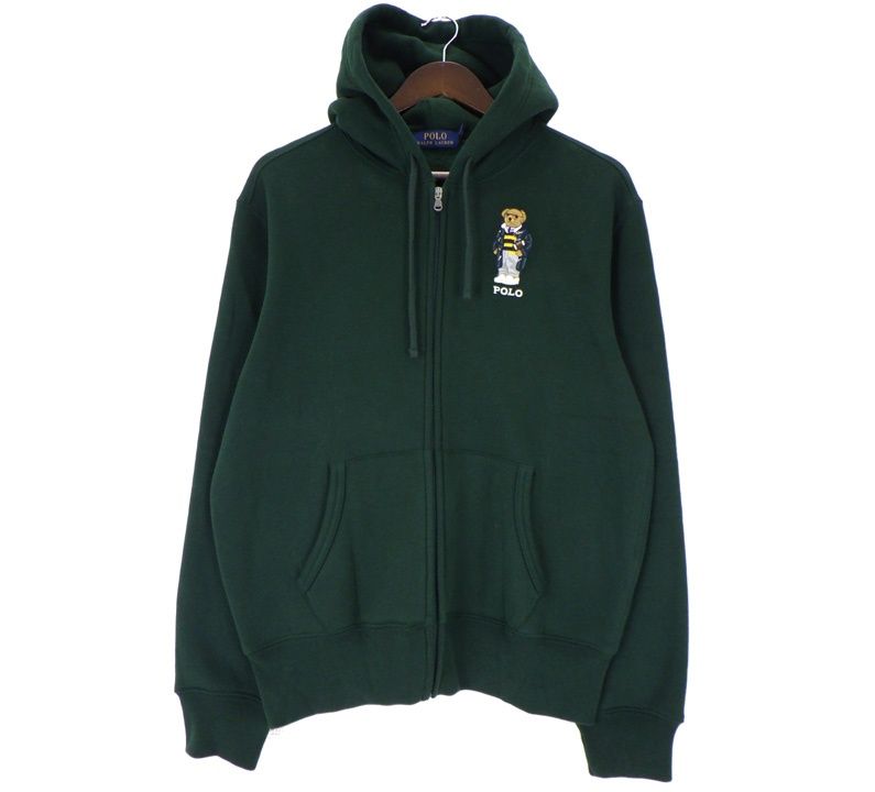 ポロ ラルフローレン Ralph Lauren Polo 【 BEAR 】 ベア 刺繍 ジップアップ パーカー　51237