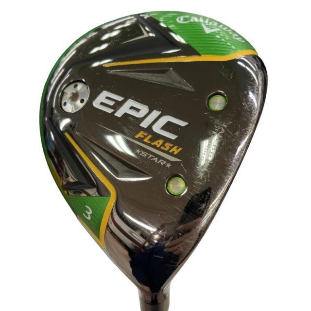 【中古】 キャロウェイ EPIC FLASH STAR 3W フェアウェイウッド FW Speeder EVOLUTION for CW(フェアウェイ) (フレックスSR) メンズ 男性用 右利き 右用 Dランク ゴルフクラブ
