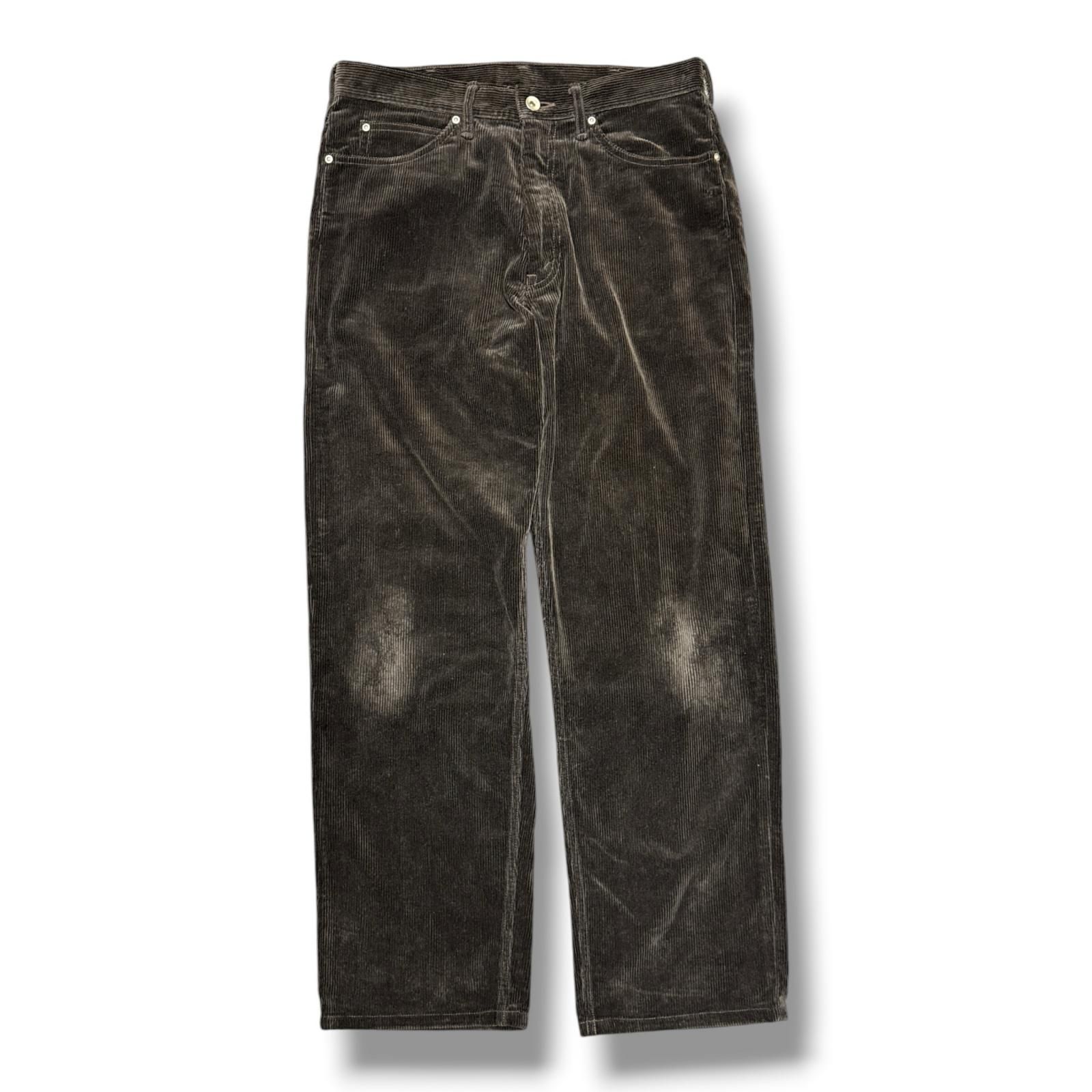 参考上代31,900円 AURALEE 18AW WASHED CORDUROY 5P PANTS ワイドパンツ コーデュロイパンツ オーラリー A8AP03FN ブラウン 3 (18944M)