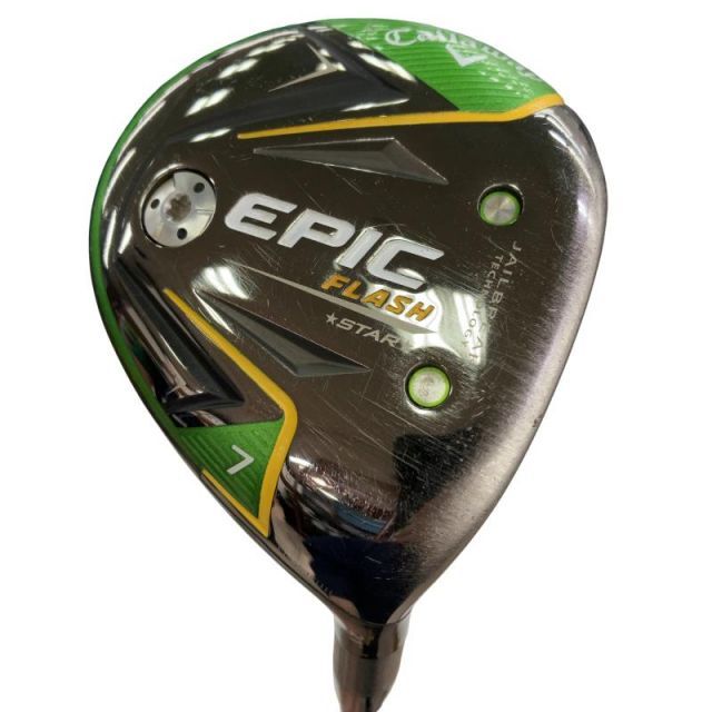 【中古】 キャロウェイ EPIC FLASH STAR 7W フェアウェイウッド FW Speeder EVOLUTION for CW(フェアウェイ) (フレックスSR) メンズ 男性用 右利き 右用 Dランク ゴルフクラブ