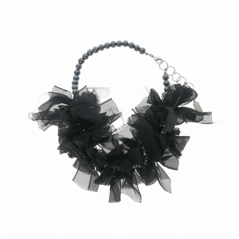 プティローブノアー petite robe noire リボン コットンパール