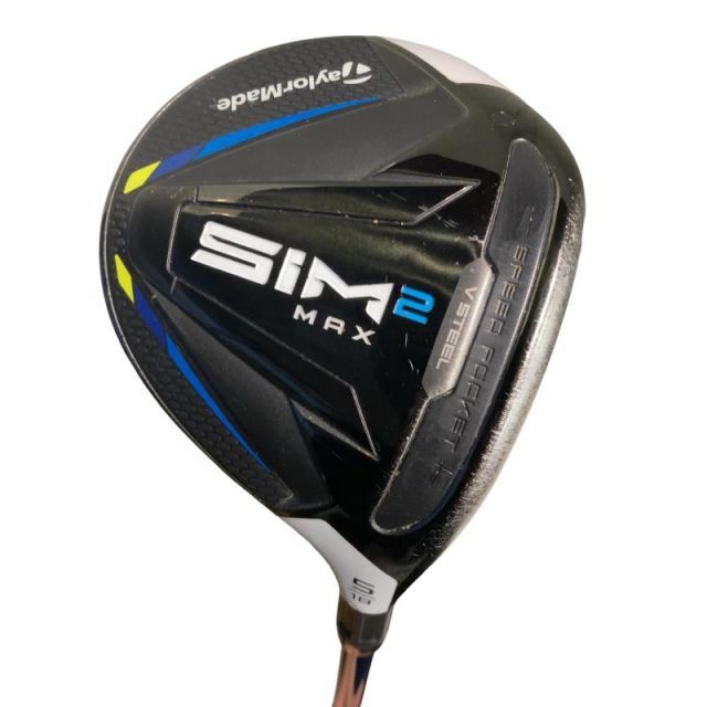 【中古】 テーラーメイド SIM2 MAX 5W フェアウェイウッド FW TENSEI BLUE TM50(SIM2 FW) (フレックスS) メンズ 男性用 右利き 右用 Cランク ゴルフクラブ