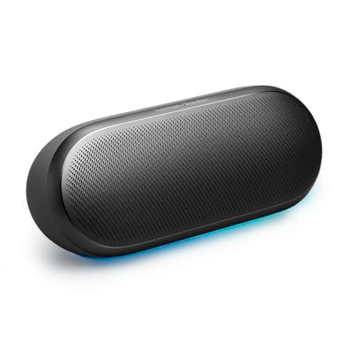 Harman Kardon Luna 2 Wireless スピーカー/アプリ対応/IP67 防水防塵/アンビエントライト/Bluetooth Auracast//内蔵バッテリー12時間再生/AirTouchステレオペアリング/リサイクル素材 63d36f93